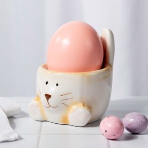 Подставка для пасхального яйца Кролик Питер 7*6 см розовая Koopman (Купман) фото 4