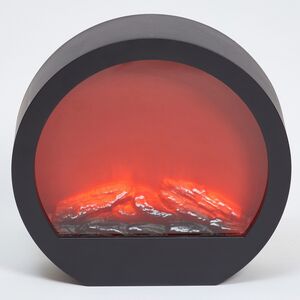 Светодиодный камин Эльблэк 33*34 см, на батарейках Koopman фото 2