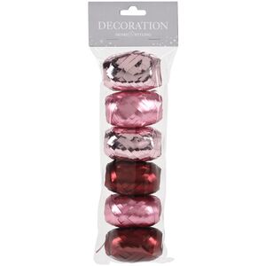 Набор лент для упаковки подарков Розовый Сад 5 мм*10 м, 6 шт