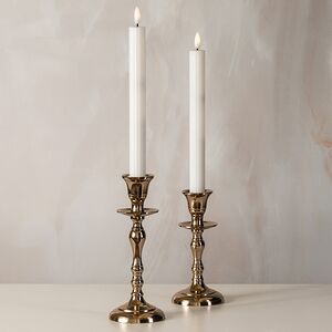 Столовая светодиодная свеча с имитацией пламени Softness 25 см белая, 2 шт с пультом, таймер, на батарейках Koopman (Купман) фото 3