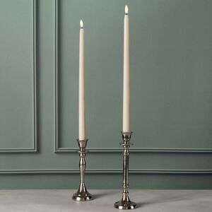 Столовая светодиодная свеча с имитацией пламени Romance 38 см слоновая кость, 2 шт с пультом, таймер, на батарейках Koopman (Купман) фото 3