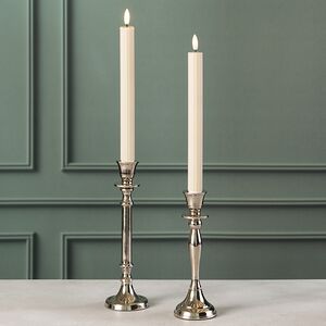 Столовая светодиодная свеча с имитацией пламени Softness 25 см слоновая кость, 2 шт с пультом, таймер, на батарейках Koopman фото 3