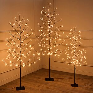 Светодиодное дерево Maja, теплые белые BIG LED лампы, таймер, IP44