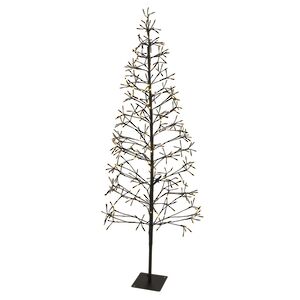 Светящаяся елка Бруклин 120 см, 160 теплых белых LED ламп, IP44 Koopman фото 4