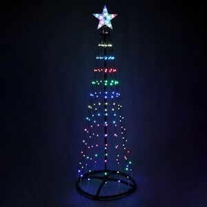 Светодиодная елка Radianta 150 см, 154 RGB LED ламп, пульт управления, контроллер, IP44