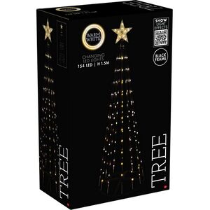 Светодиодная елка Radianta 150 см, 154 теплых белых LED ламп, пульт управления, контроллер, IP44 Koopman фото 2