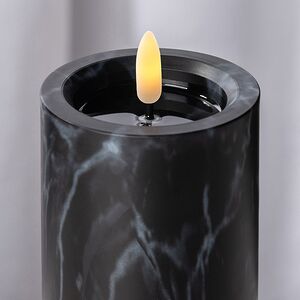 Светодиодная свеча с имитацией пламени Белфорд 12.5 см, на батарейках, таймер Koopman (Купман) фото 2