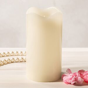 Светодиодная свеча Merano 13 см слоновая кость, мерцающее пламя, на батарейках, таймер (Koopman, Нидерланды). Артикул: AX5440120