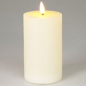 Светодиодная восковая свеча Rustic 12.5 см слоновая кость, мерцающее пламя, на батарейках, таймер Koopman фото 1