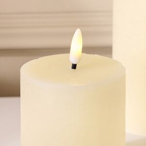 Набор светодиодных свечей Рустик Новел кремовый, мерцающее пламя, 9 шт, на батарейках, таймер, пульт Koopman (Купман) фото 4