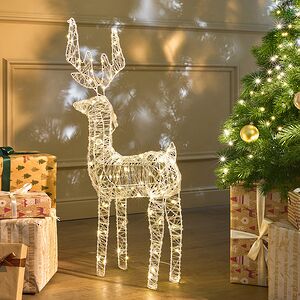 Светящийся Олень Альберт 80 см, 80 теплых белых микро LED ламп, IP44 Koopman фото 5