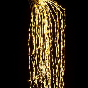Светодиодный куст Плакучая Ива 1.9 м, 648 теплых белых ламп с мерцанием Koopman фото 5