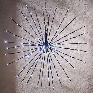 Подвесной светильник Фейерверк 45 см, 160 холодных белых LED ламп с мерцанием, IP44