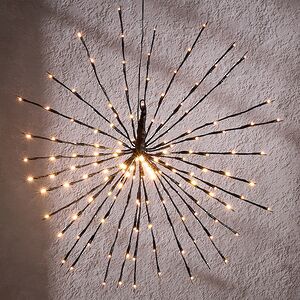 Подвесной светильник Фейерверк 45 см, 160 теплых белых LED ламп с мерцанием, IP44 (Koopman, Нидерланды). Артикул: AXF205930