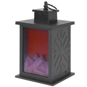 Декоративный светильник - фонарь Уютный Камин 25 см на батарейках (Koopman, Нидерланды). Артикул: AXP100800
