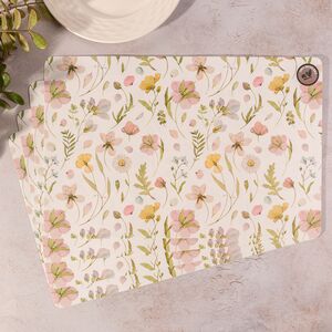 Набор плейсматов Gentle Garden 44*29 см белые, 4 шт