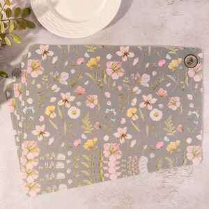 Набор плейсматов Gentle Garden 44*29 см серые, 4 шт