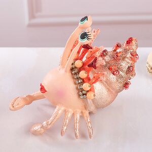 Статуэтка Краб Шарлотта де Монпелье - Коралловые Страсти 15 см розовая Goodwill фото 3