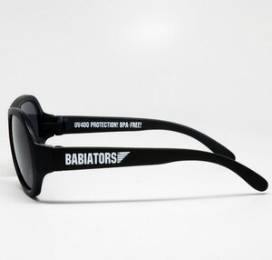 Детские солнцезащитные очки Babiators Original Aviator. Спецназ, 3-5 лет, черный Babiators фото 4