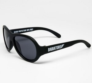 Детские солнцезащитные очки Babiators Original Aviator. Спецназ, 3-5 лет, черный Babiators фото 2