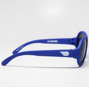 Детские солнцезащитные очки Babiators Original Aviator. Ангел, 0-2 лет, синий Babiators фото 4