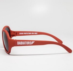 Детские солнцезащитные очки Babiators Original Aviator. Рок-звезда, 0-2 лет, красный Babiators фото 3