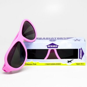 Детские солнцезащитные очки Babiators Original Aviator. Принцесса, 0-2 лет, розовый Babiators фото 3