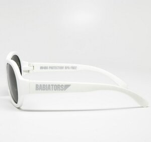 Детские солнцезащитные очки Babiators Original Aviator. Шалун, 0-2 лет, белый Babiators фото 3