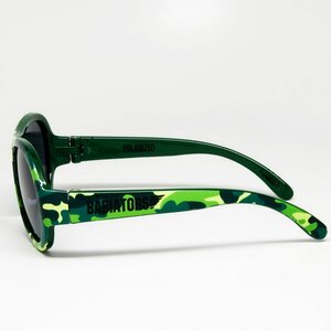 Детские солнцезащитные очки Babiators Polarized. Крутой камуфляж, 0-2 лет, чехол Babiators фото 5