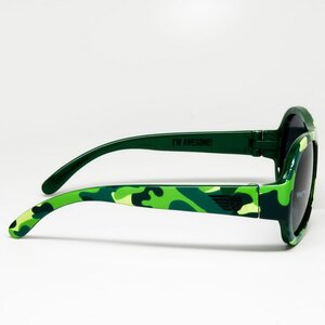 Детские солнцезащитные очки Babiators Polarized. Крутой камуфляж, 0-2 лет, чехол Babiators фото 8