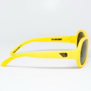Детские солнцезащитные очки "Babiators Original Aviator. Привет", 0-2 лет, желтый Babiators фото 3
