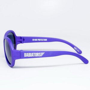 Детские солнцезащитные очки Babiators Original Aviator. Пилот, 3-5 лет, фиолетовый Babiators фото 9
