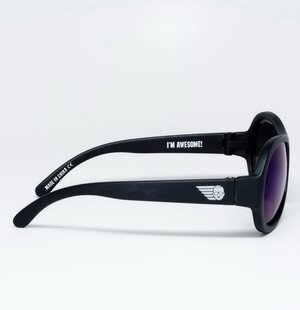 Детские солнцезащитные очки Babiators Polarized. Спецназ, 3-5 лет, черный, чехол Babiators фото 4