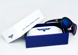 Детские солнцезащитные очки Babiators Polarized. Спецназ, 3-5 лет, черный, чехол Babiators фото 9