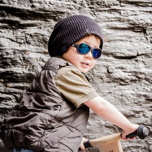 Детские солнцезащитные очки Babiators Polarized. Спецназ, 0-2 лет, черный, чехол Babiators фото 2