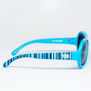 Детские солнцезащитные очки Babiators Polarized. Сверхзвуковые полоски, 3-5 лет, чехол Babiators фото 4