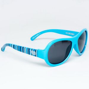 Детские солнцезащитные очки Babiators Polarized. Сверхзвуковые полоски, 0-2 лет, чехол (Babiators, США). Артикул: BAB-061