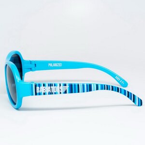 Детские солнцезащитные очки Babiators Polarized. Сверхзвуковые полоски, 3-5 лет, чехол Babiators фото 7