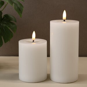 Светодиодная свеча с имитацией пламени Игрим 10 см белая, батарейка Peha фото 3