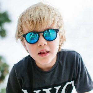 Солнцезащитные очки для подростков Babiators Polarized Keyhole Агент, 6-14 лет, черные Babiators фото 2