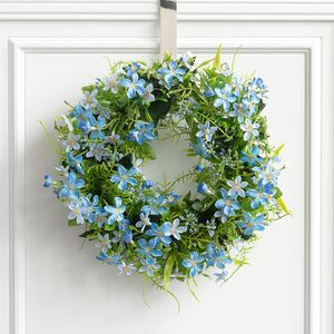 Венок Gorgeous - Голубые Незабудки 30 см, голубой (Swerox, Швеция). Артикул: C045-B-1