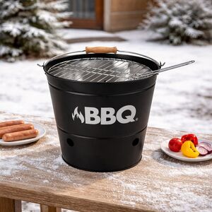 Мангал для барбекю Вудхейвен 40*27 см, черный Koopman фото 1