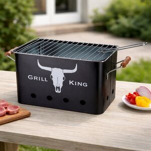 Настольный угольный гриль Бигхорн 32*20 см Koopman фото 3