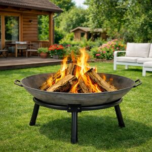 Костровая чаша с ручками Charcoal 60 см Koopman фото 1