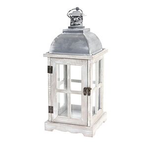 Подсвечник фонарь Орчелли 41 см белый Koopman (Купман) фото 6