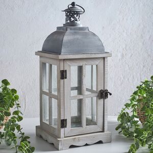 Подсвечник фонарь Орчелли 41 см белый Koopman (Купман) фото 5