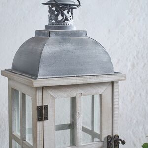 Подсвечник фонарь Орчелли 41 см белый Koopman (Купман) фото 2