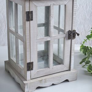 Подсвечник фонарь Орчелли 41 см белый Koopman (Купман) фото 3