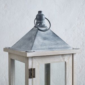 Подсвечник фонарь Тринелли 41*16 см белый Koopman (Купман) фото 2