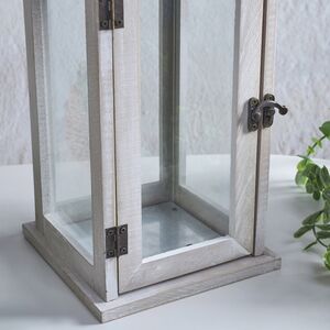 Подсвечник фонарь Тринелли 41*16 см белый Koopman (Купман) фото 5